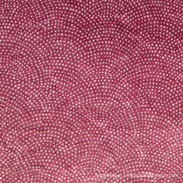 Linen Knitted Printed Fabric (QF15-2384)